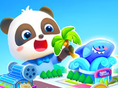 Гульня Jigsaw Puzzle: Baby Panda's Dream Town