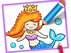 Гульня Toddler Drawing: Mermaid