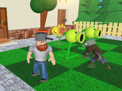 Гульня Plants vs Zombies 3D