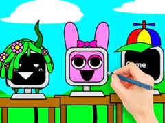 Гульня Coloring Book: Sprunki Fun Computer