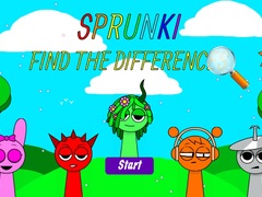 Гульня Sprunki Find The Differences