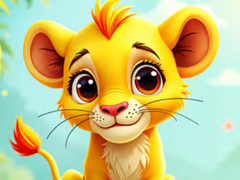 Гульня Jigsaw Puzzle: Baby Simba