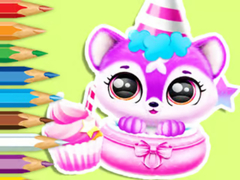 Гульня Coloring Book: Baby Fluff's Birthday