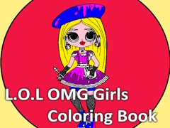 Гульня L.O.L OMG Girls Coloring Book