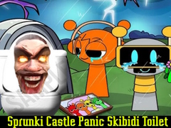 Гульня Sprunki Castle Panic Skibidi Toilet