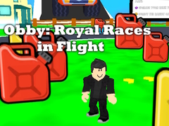 Гульня Obby: Royal Races in Flight