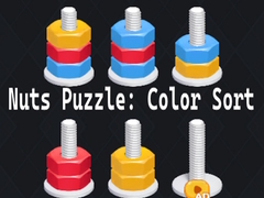 Гульня Nuts Puzzle: Color Sort