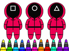 Гульня Coloring Book: Squid Game Mask