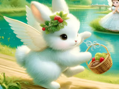 Гульня Jigsaw Puzzle: Angel Bunny