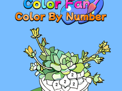 Гульня Color Fan Color By Number
