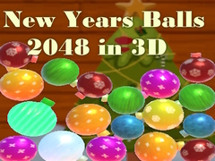 Гульня New Years Balls 2048 in 3D