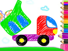 Гульня Toddler Drawing: Tanker Truck