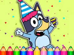 Гульня Coloring Book: Bluey's Birthday