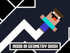 Гульня Noob in Geometry Dash