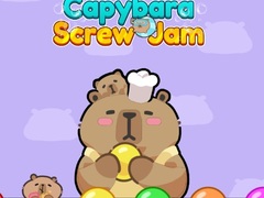 Гульня Capybara Screw Jam