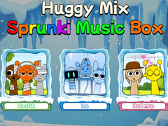 Гульня Huggy Mix Sprunki Music Box