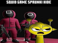 Гульня Squid Game Sprunki Hide