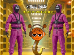 Гульня Squid Game Sprunki Escaped Backrooms
