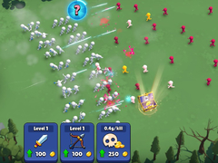 Гульня Stickman Tower Defense Idle 3D