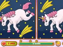 Гульня Unicorn Find The Differences