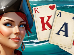 Гульня Solitaire Klondike Treasure Island