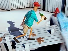 Гульня Drunk Man 3D
