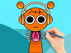 Гульня Coloring Book: Sprunki Horror Oren