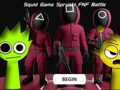 Гульня Squid Game Sprunki Fnf Battle