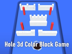 Гульня Hole 3d Color Block Game