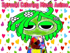 Гульня Sprunki Coloring Music Anime