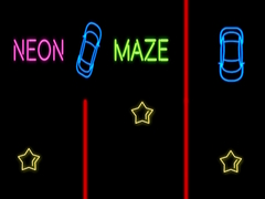 Гульня Neon Car Maze