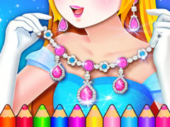 Гульня Coloring Book: Jewelry Design