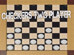 Гульня Checkers Two Player