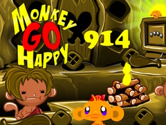 Гульня Monkey Go Happy Stage 914