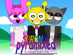 Гульня Sprunki Pyramixed: Human Edition