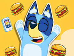 Гульня Jigsaw Puzzle: Burger Dog Bluey