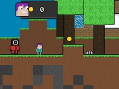 Гульня Squid Escape But Blockworld
