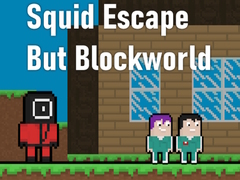 Гульня Squid Escape But Blockworld