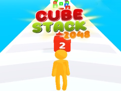 Гульня Cube Stack 2048