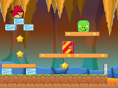 Гульня Angry Birds Vs Green Pig