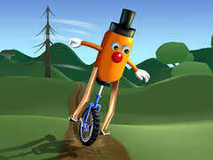 Гульня Unicycle Balance 3D