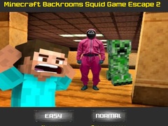 Гульня Minecraft Backrooms Squid Game Escape 2