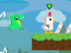 Гульня Chicken Scream Race