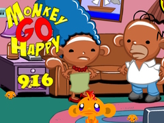 Гульня Monkey Go Happy Stage 916
