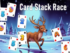 Гульня Card Stack Race