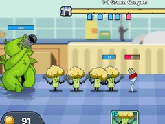 Гульня Food Castle Tower Defense