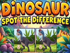 Гульня Dinosaur Spot the Difference