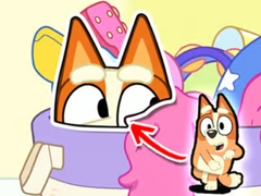 Гульня Jigsaw Puzzle: Bluey Hide & Seek