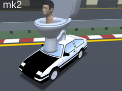 Гульня Skibidi Toilet Racing Multiplayer