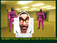 Гульня Skibidi Toilet in Squid Game Backrooms